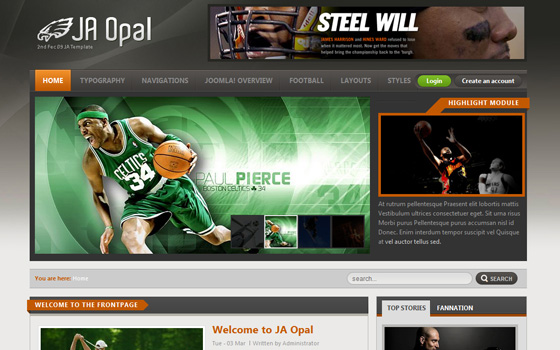 The World News - December 09 Joomla Template