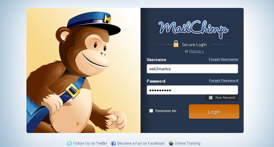 Examples of Login Forms