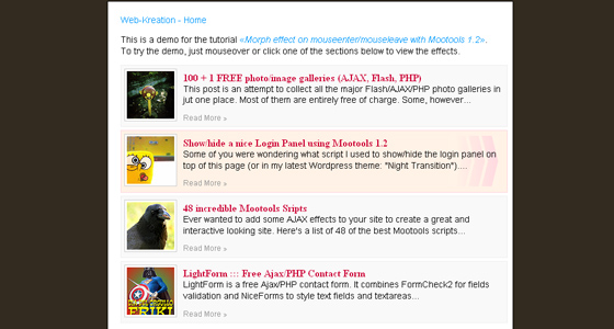 30+ mooTools Plugins