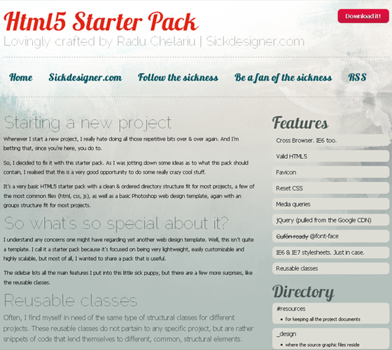Free HTML5 Websites