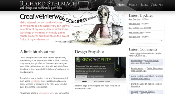 Beautiful Hand Drawn Websites