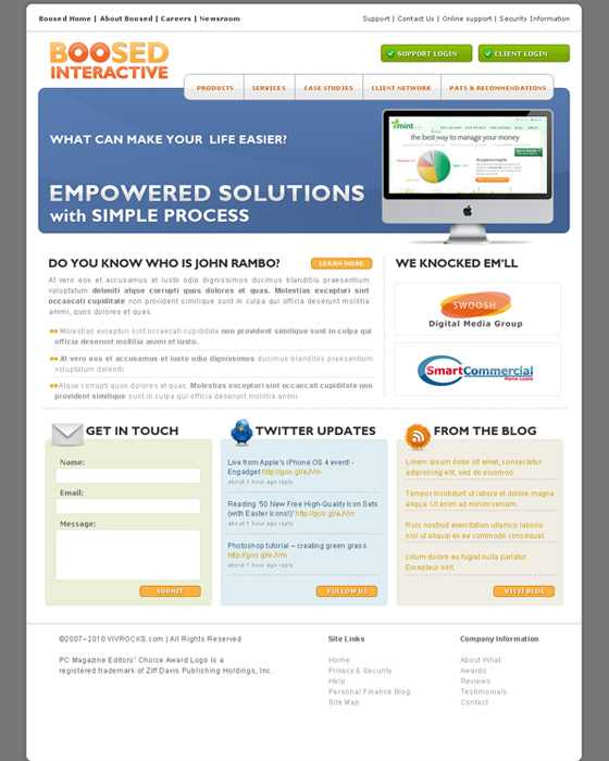 Awesome Psd Themes Free