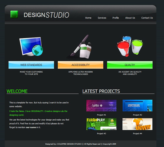 Awesome Psd Themes Free