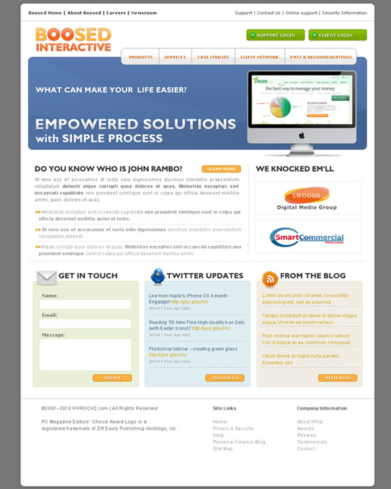 Awesome Psd Themes Free