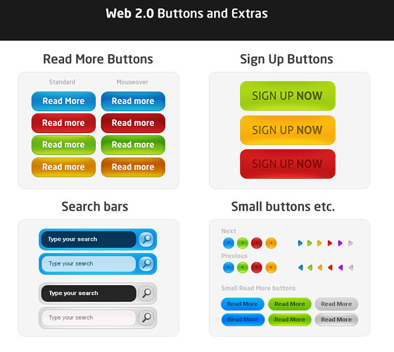 Free PSD buttons