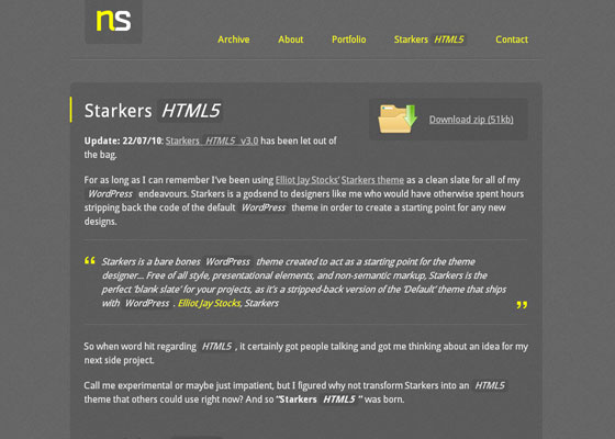 HTML5 WordPress Theme
