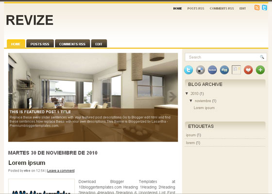 Blogger Templates
