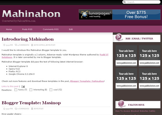 Blogger Templates