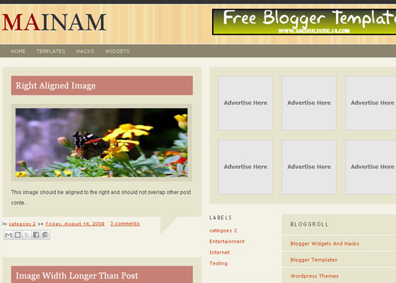 Blogger Templates