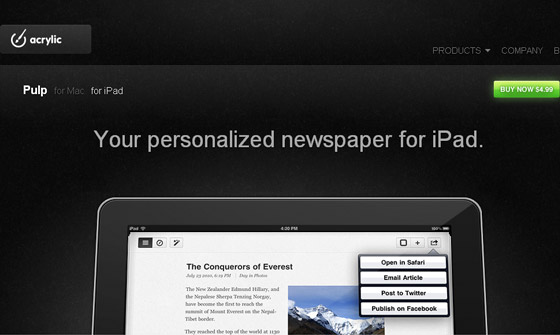 IPad Applications Websites Inspiration