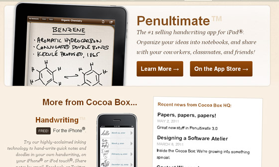 IPad Applications Websites Inspiration
