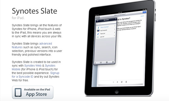 IPad Applications Websites Inspiration