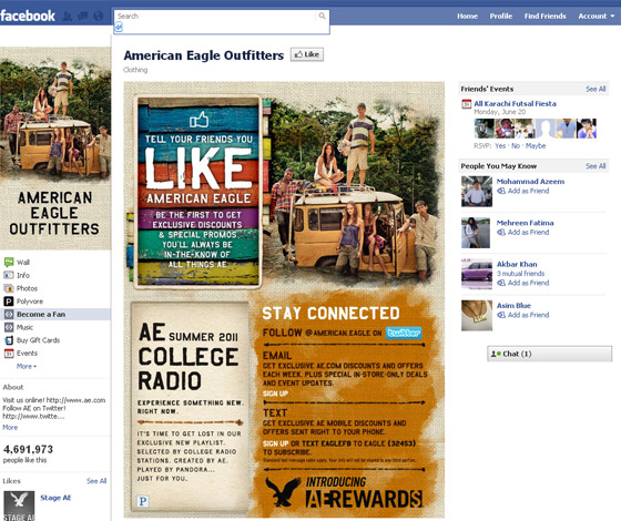 Facebook Fans Pages