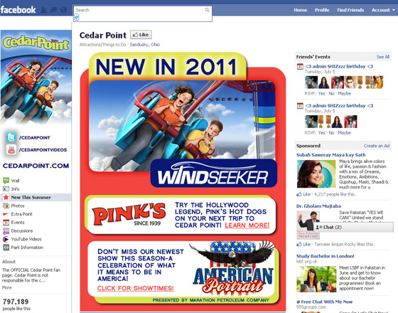 Facebook Fans Pages