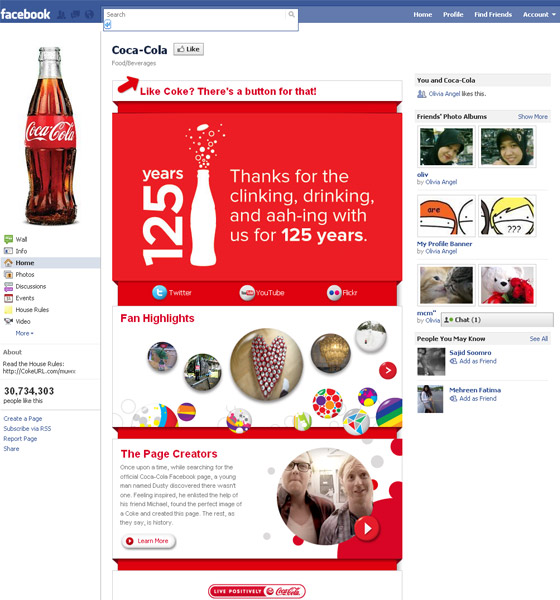 Facebook Fans Pages