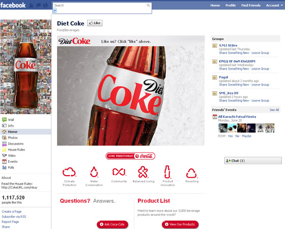 Facebook Fans Pages
