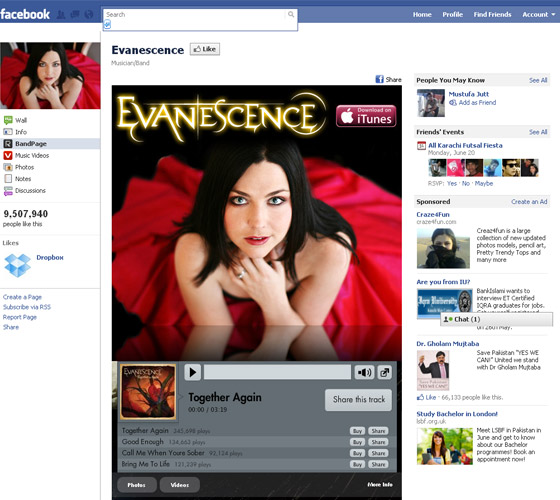 Facebook Fans Pages