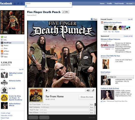 Facebook Fans Pages