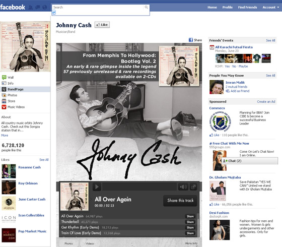 Facebook Fans Pages