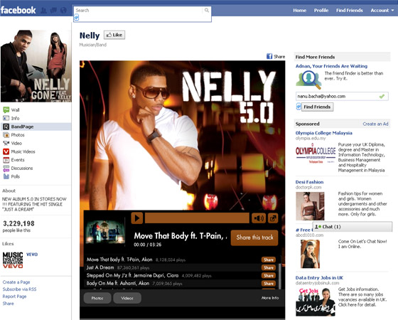 Facebook Fans Pages