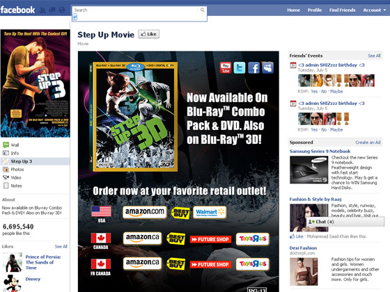 Facebook Fans Pages