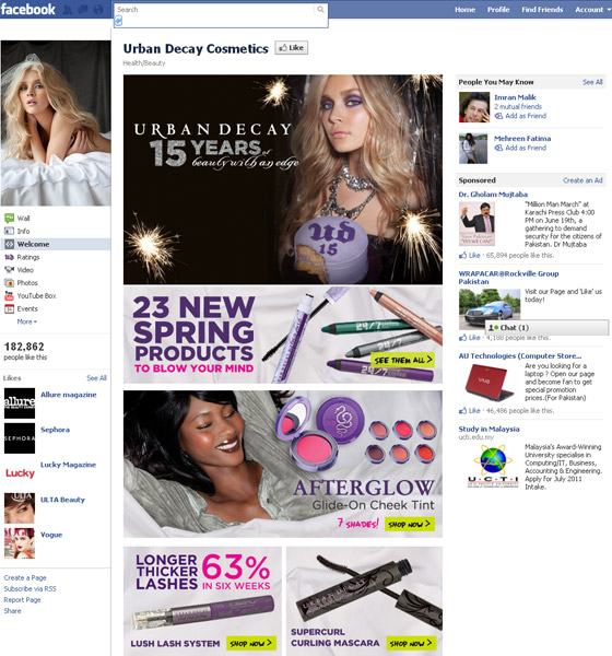 Facebook Fans Pages