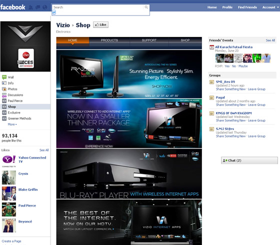Facebook Fans Pages