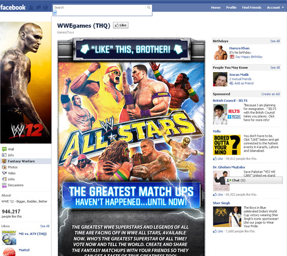 Facebook Fans Pages