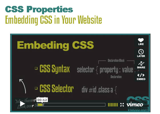 Best CSS Video Tutorials