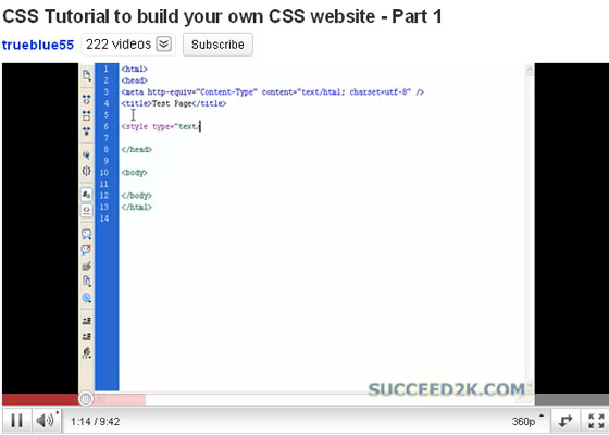 Best CSS Video Tutorials