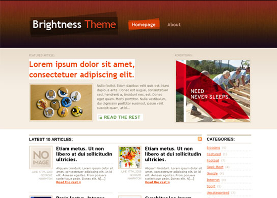 Beautiful Free WordPress Themes