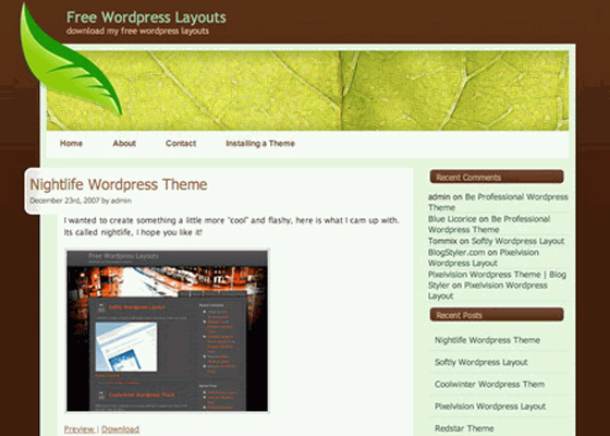 Beautiful Free WordPress Themes