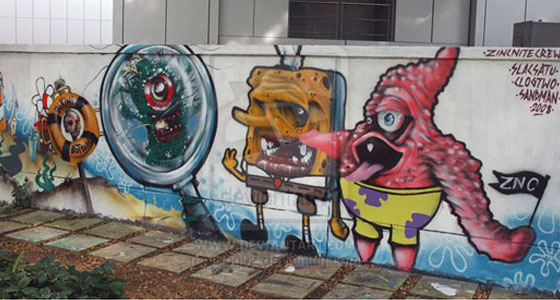 Beautiful Collection of Free Hand Graffiti Art