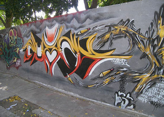 Beautiful Collection of Free Hand Graffiti Art