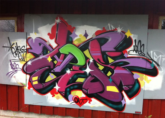 Beautiful Collection of Free Hand Graffiti Art