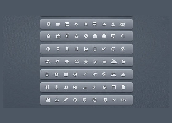 Symbols, Signs, Glyph And Simple Icon Sets For Your Design