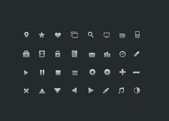 Symbols, Signs, Glyph And Simple Icon Sets For Your Design