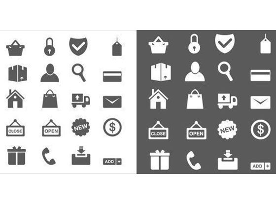 Symbols, Signs, Glyph And Simple Icon Sets For Your Design