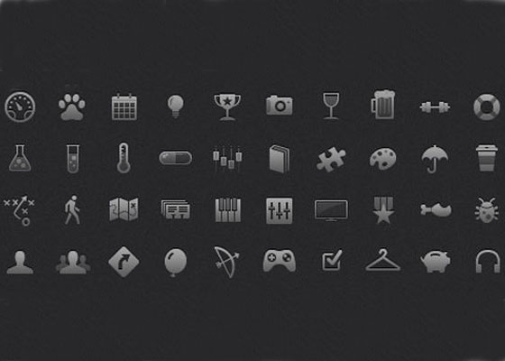 Symbols, Signs, Glyph And Simple Icon Sets For Your Design