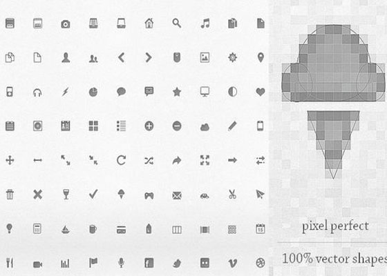 Symbols, Signs, Glyph And Simple Icon Sets For Your Design