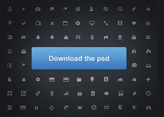 Symbols, Signs, Glyph And Simple Icon Sets For Your Design