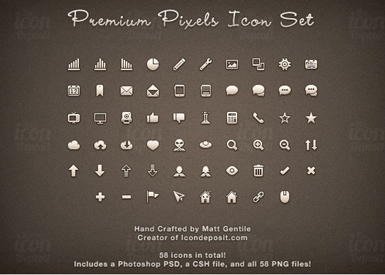 Symbols, Signs, Glyph And Simple Icon Sets For Your Design