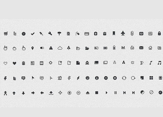 Symbols, Signs, Glyph And Simple Icon Sets For Your Design