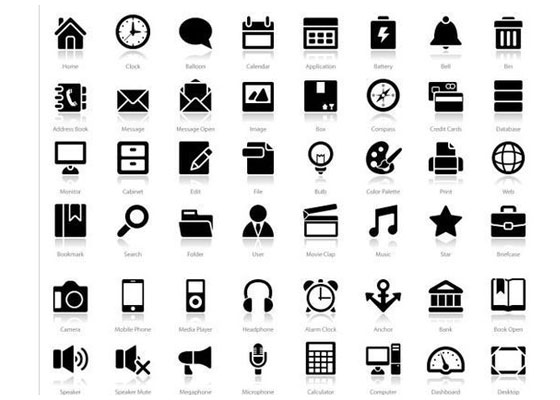 Symbols, Signs, Glyph And Simple Icon Sets For Your Design