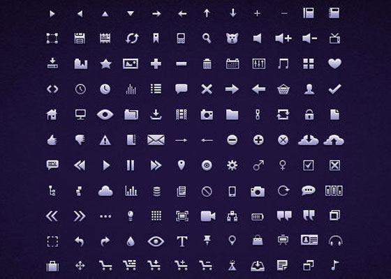 Symbols, Signs, Glyph And Simple Icon Sets For Your Design