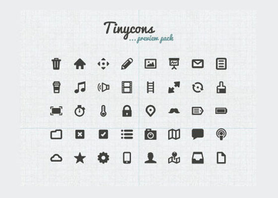 Symbols, Signs, Glyph And Simple Icon Sets For Your Design