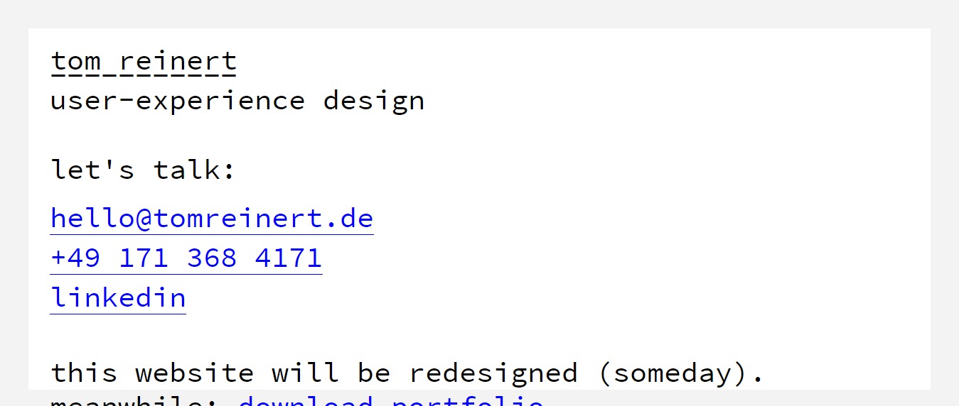 Tom Reinert Design