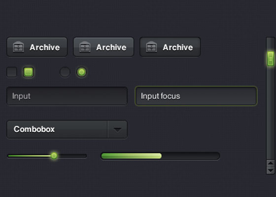 Dark Neon UI Kit