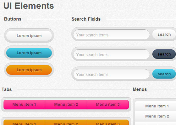 Designer CSS UI Kit