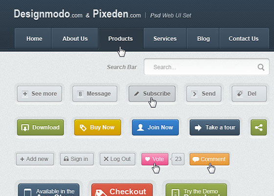 Free PSD/HTML Web